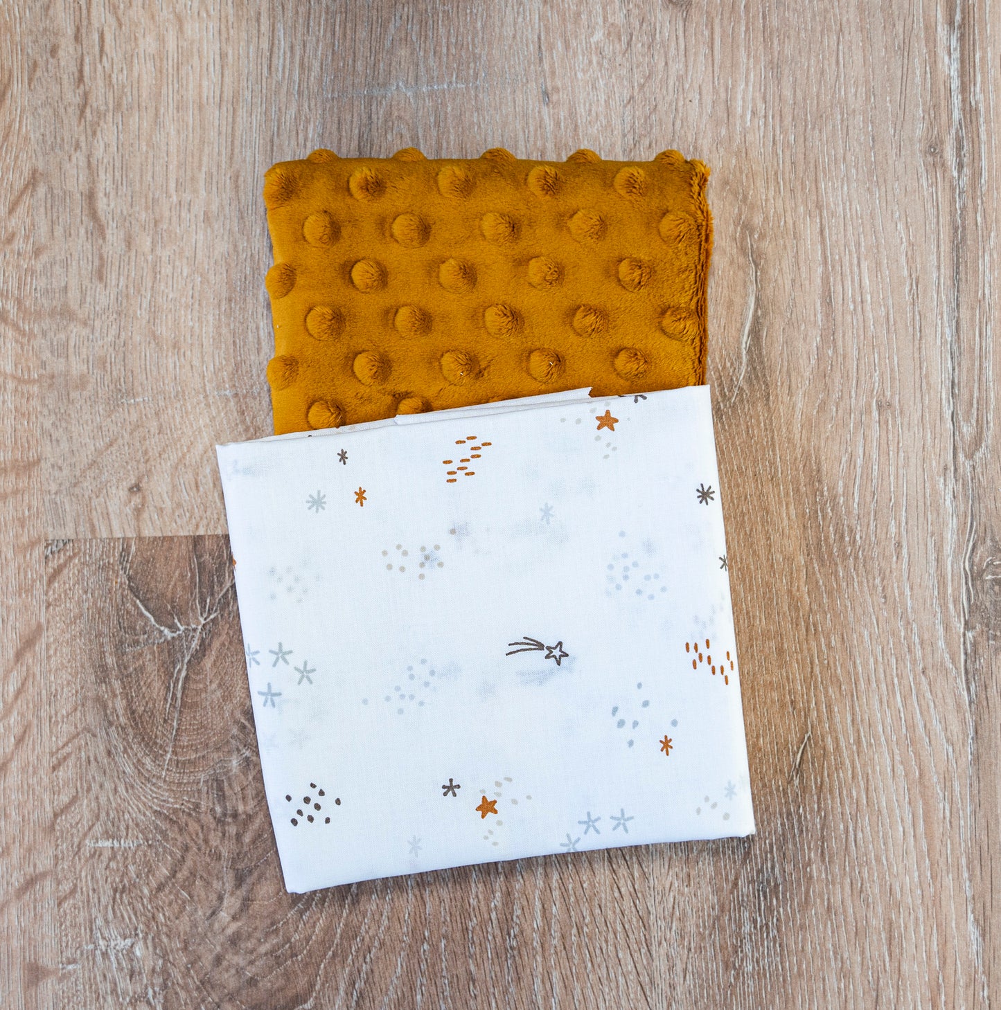 KIT Doudou Lapinours Etoiles filantes