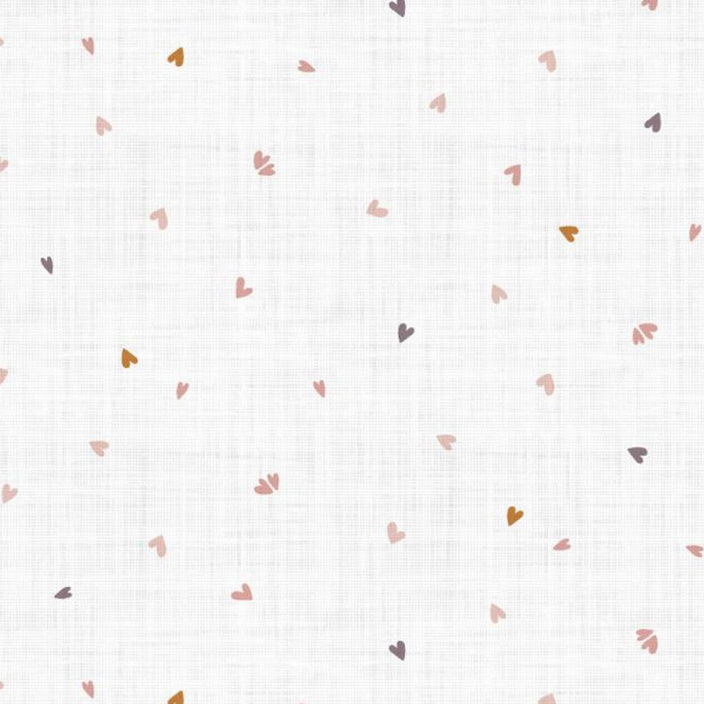 KIT Tapis à langer nomade Popi Ptits coeurs/Vieux rose
