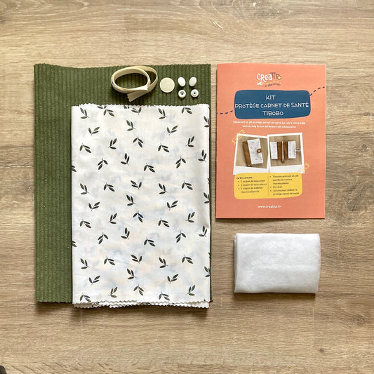 KIT Protège carnet de santé Tibobo Oliviers