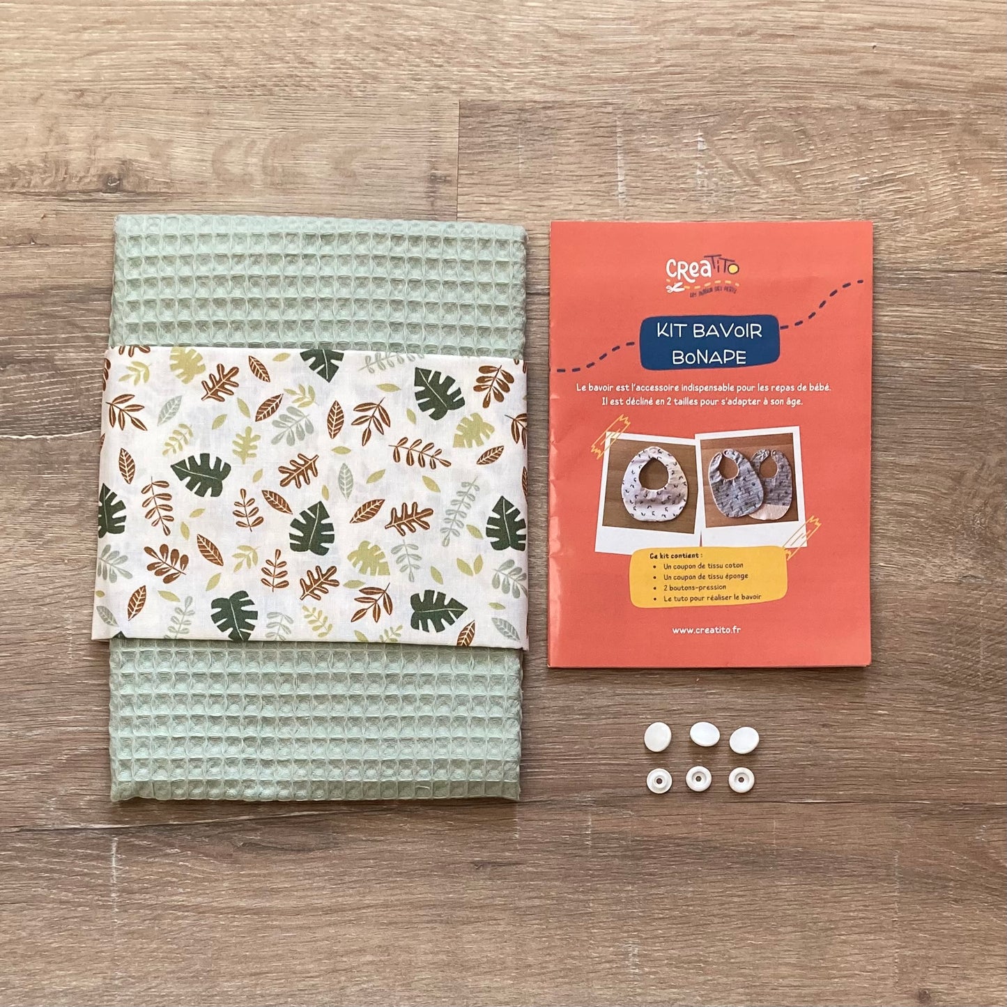 KIT bavoir Bonape Automne/vert