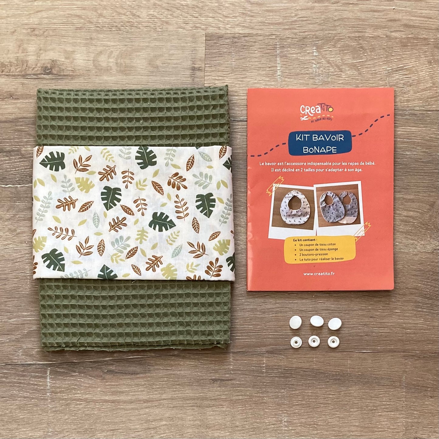 KIT bavoir Bonape Automne/vert