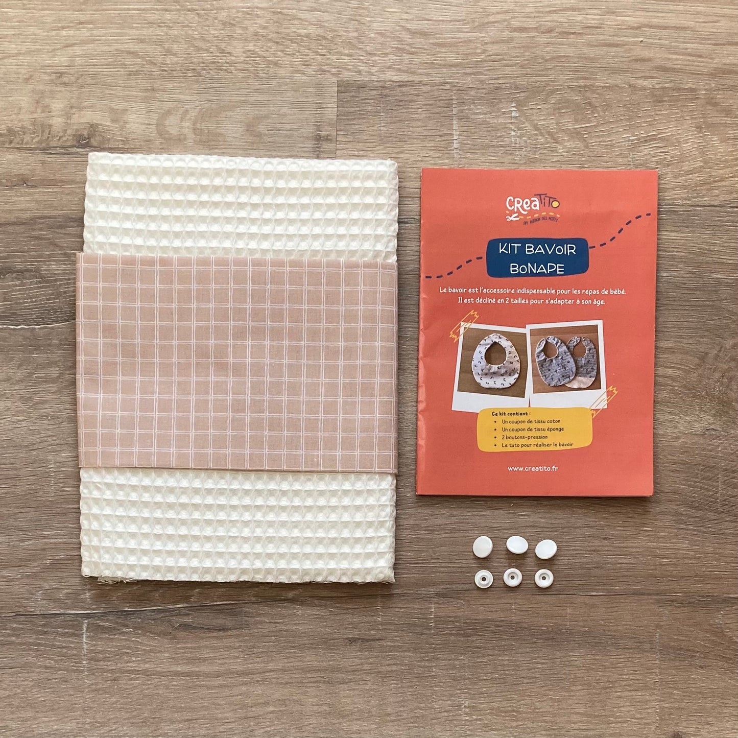 KIT bavoir Bonape Carro (3 coloris)