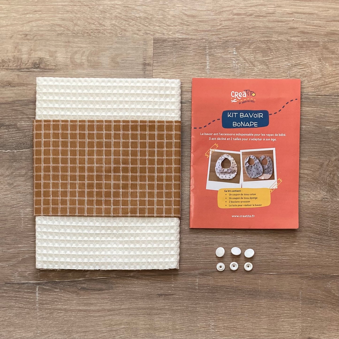 KIT bavoir Bonape Carro (3 coloris)