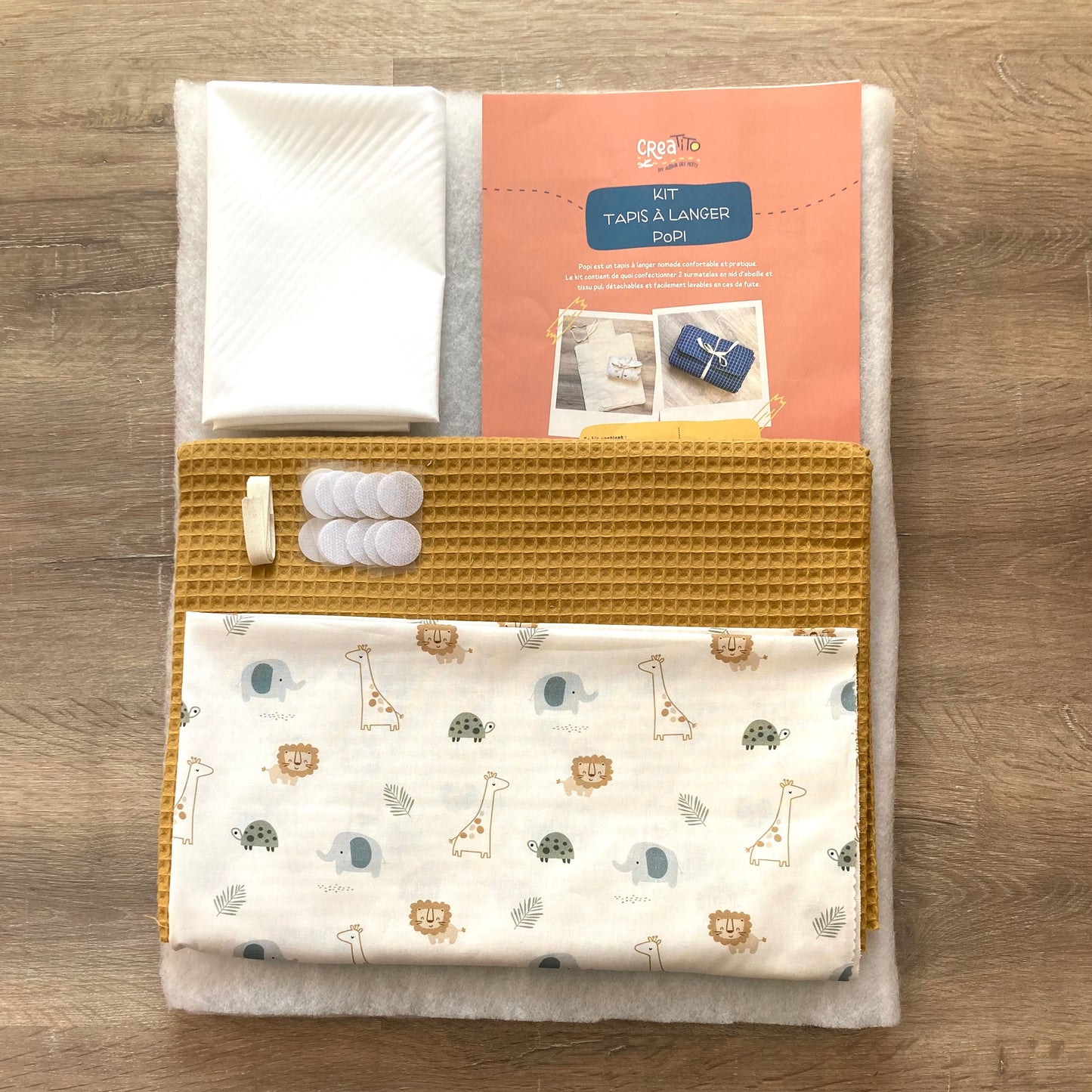 KIT Tapis à langer nomade Popi Zanimo