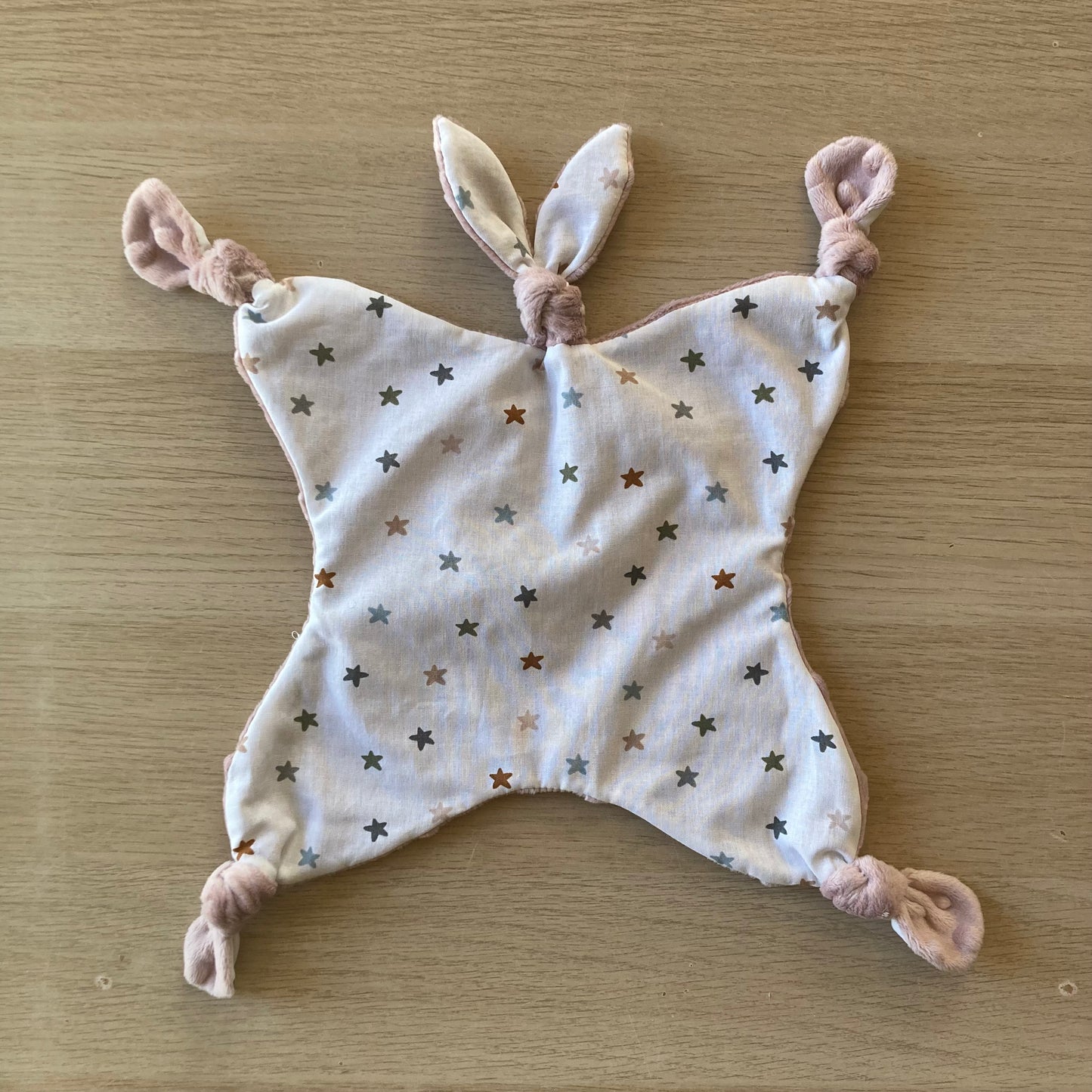 MKIT doudou Papatte Étoiles / rose