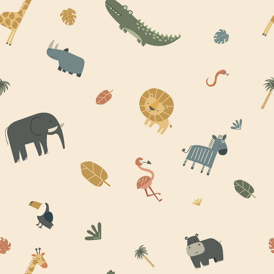 Tissu imperméable Zoo