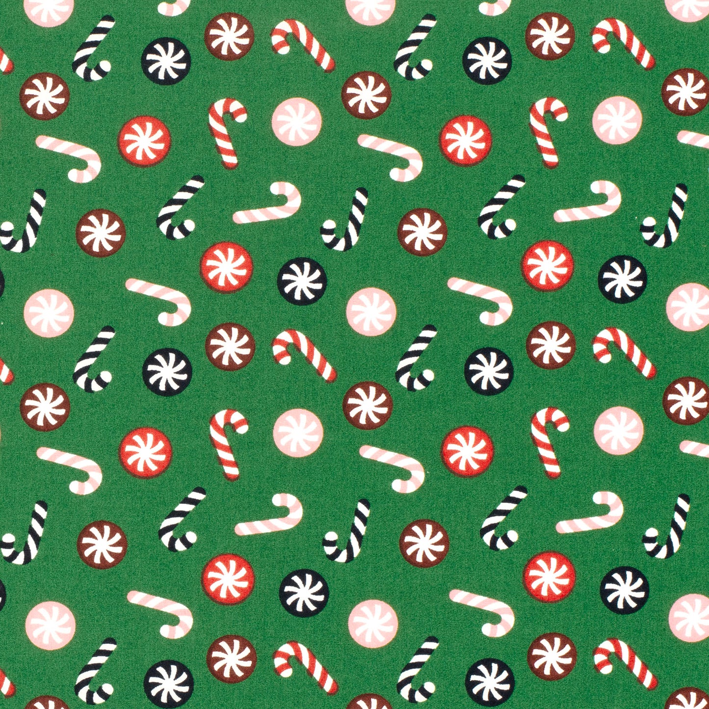 Popeline de coton Sucres d'Orge