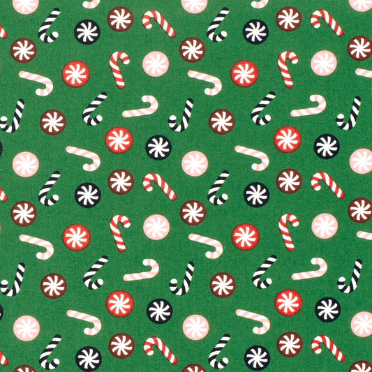 Popeline de coton Sucres d'Orge