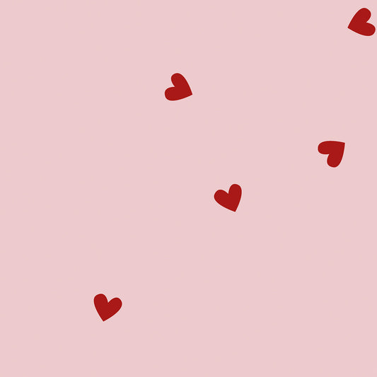 Double Gaze Cœurs brodés