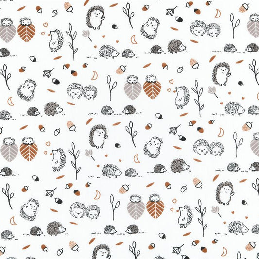 Toile de coton Hérissons