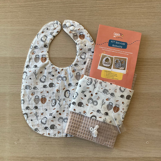 KIT bavoir Bonape Hérissons