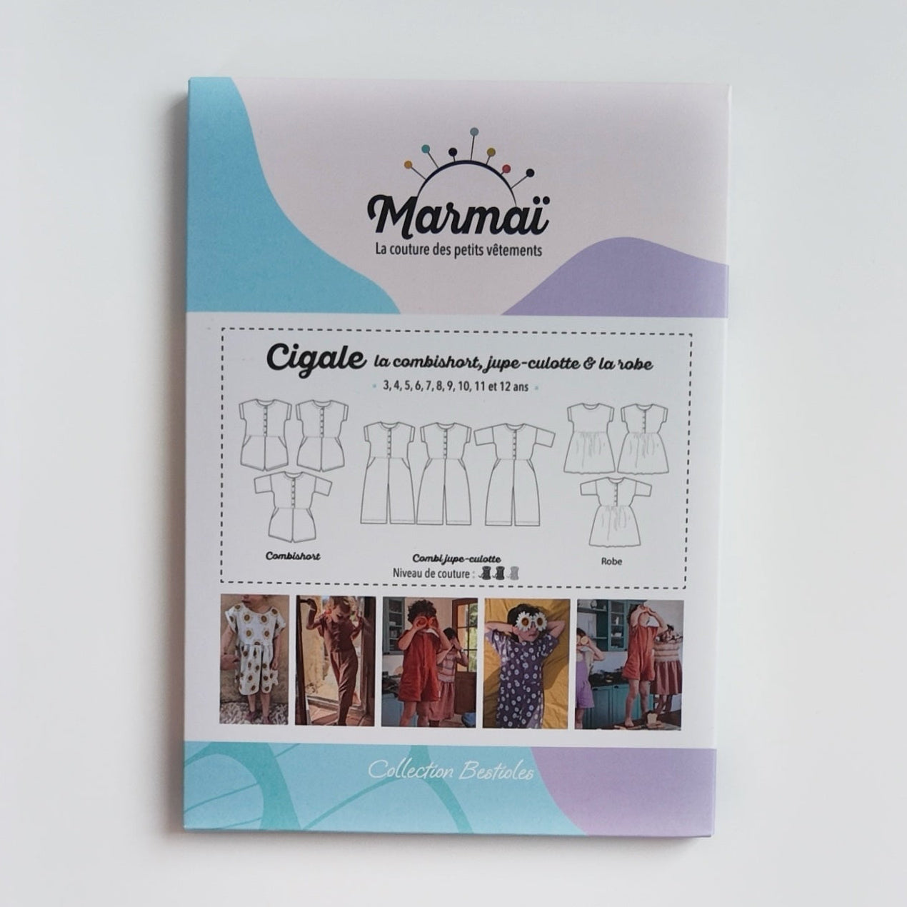 Marmaï - Combishort, jupe culotte et robe Cigale