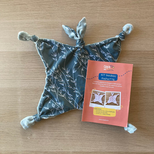 KIT doudou Papatte Brindilles Pétrole