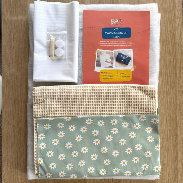 KIT Tapis à langer nomade Popi Printemps